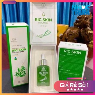 Combo Ríc Skin KOHINOOR Sửa rửa mặt Ric Skin+ Serum  HA+
