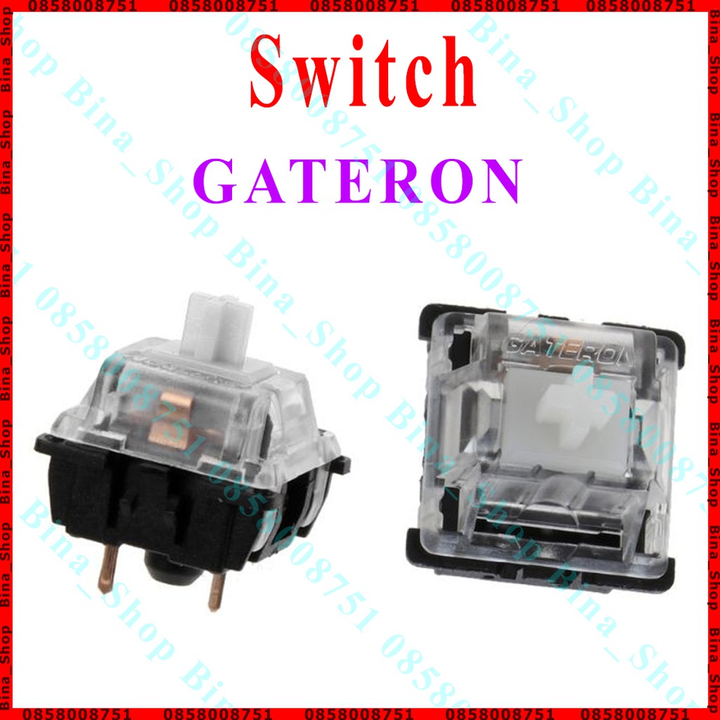 Switch GATERON Clear thay thế bàn phím cơ