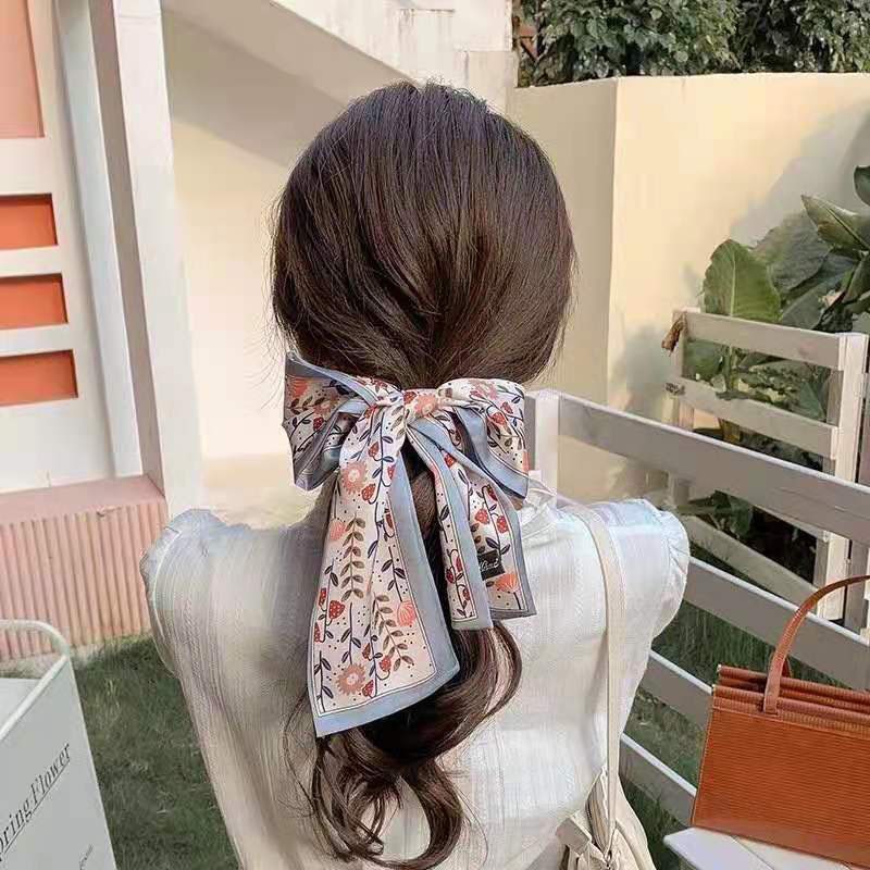 Dây buộc tóc thắt nơ phong cách Nhật Hàn cổ điển dành cho nữ