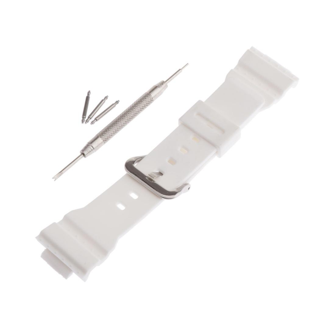 Dây Đeo Nhựa 7 Màu Thay Thế Cho Đồng Hồ casio baby-g ba-111