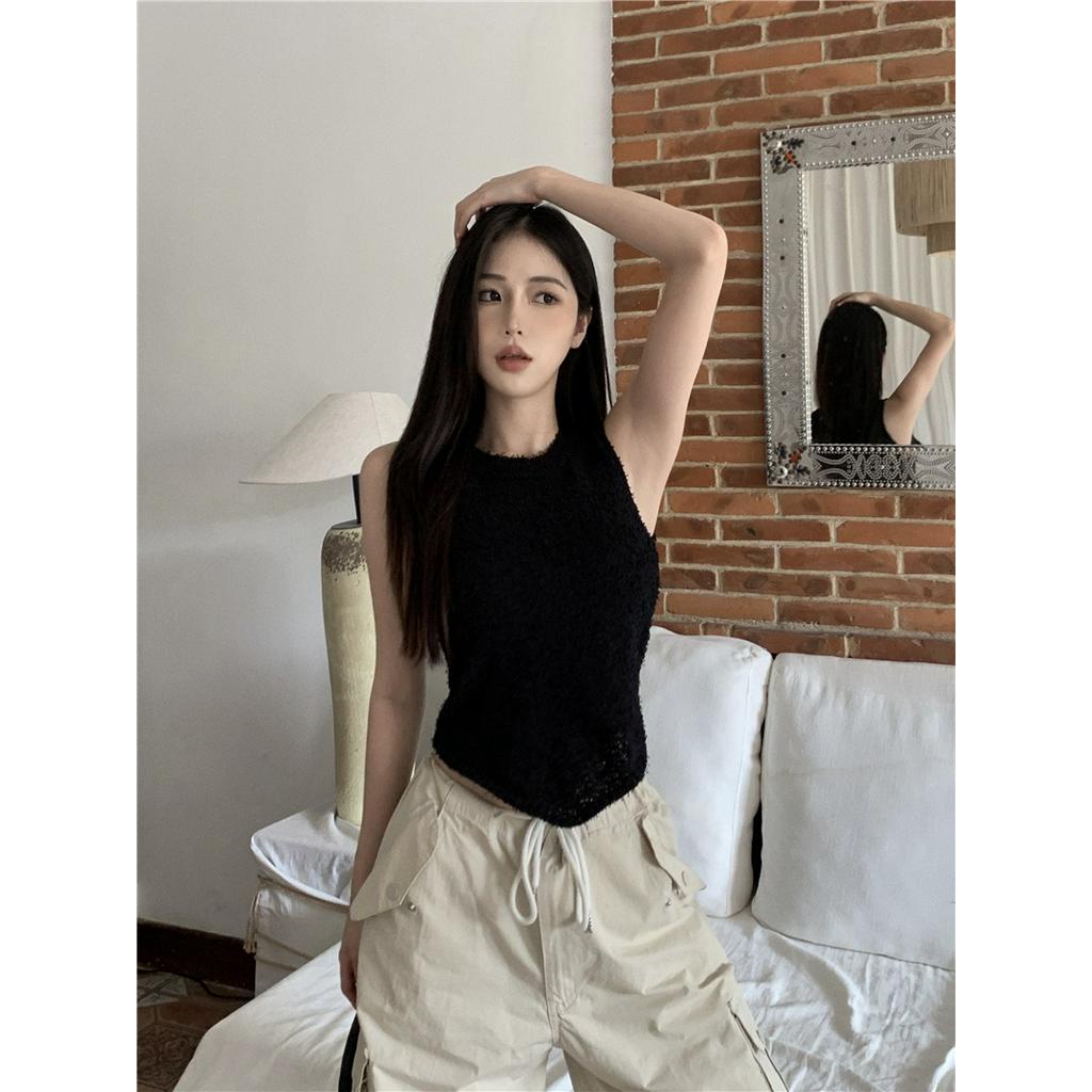 Áo Thun Ba Lỗ Dáng Ôm Phong Cách Retro Thời Trang Mới 63257