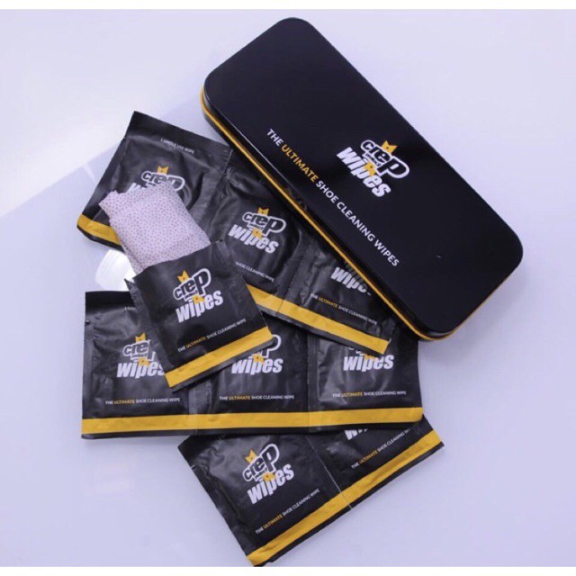 [𝙁𝙍𝙀𝙀𝙎𝙃𝙄𝙋]  Túi 30 Miếng Lau Shoe Shine Wipes, Dùng Cho Giày, Túi Sạch Nhanh ,Tiện Lợi, Kháng Nấm Mốc