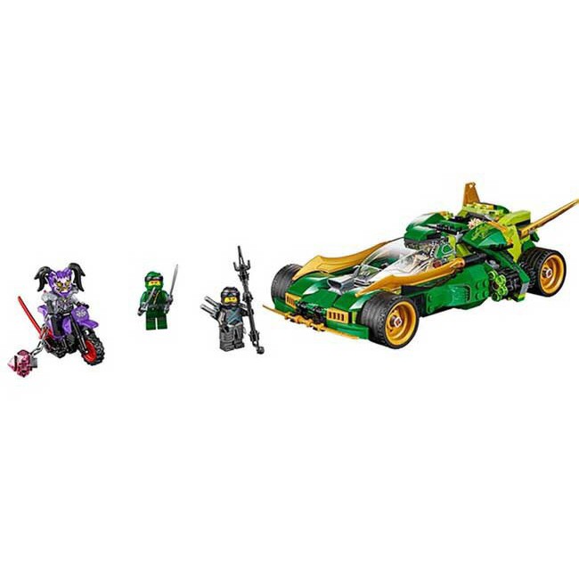 Lắp ráp Ninja xe đua bóng đêm 98294 Violet Lloyd Nya