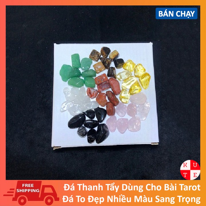 Bịch Đá Thanh Tẩy Dành Cho Bài Tarot Và Bài Oracle Lenormand