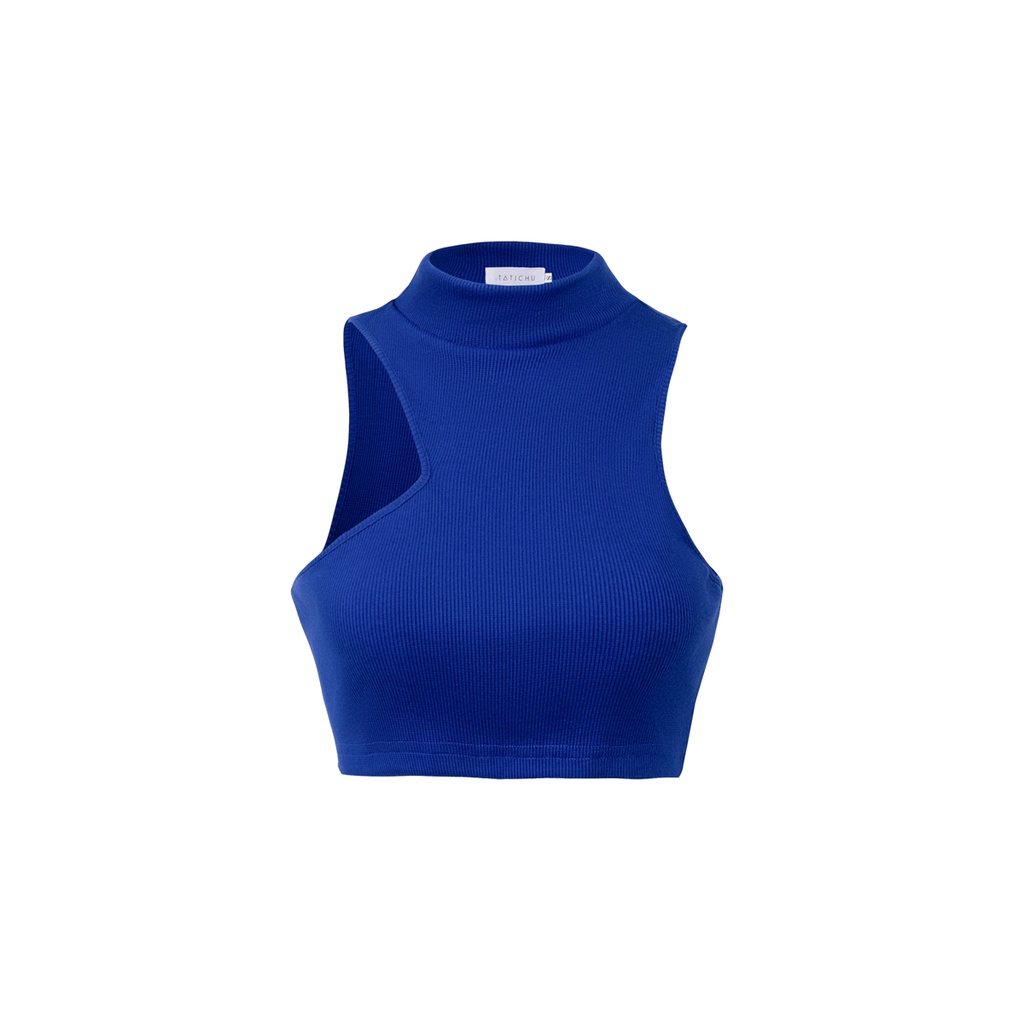 TATICHU - Áo Crop TANK TOP khoét ngực - Rib Knit Cut Out Tank Top