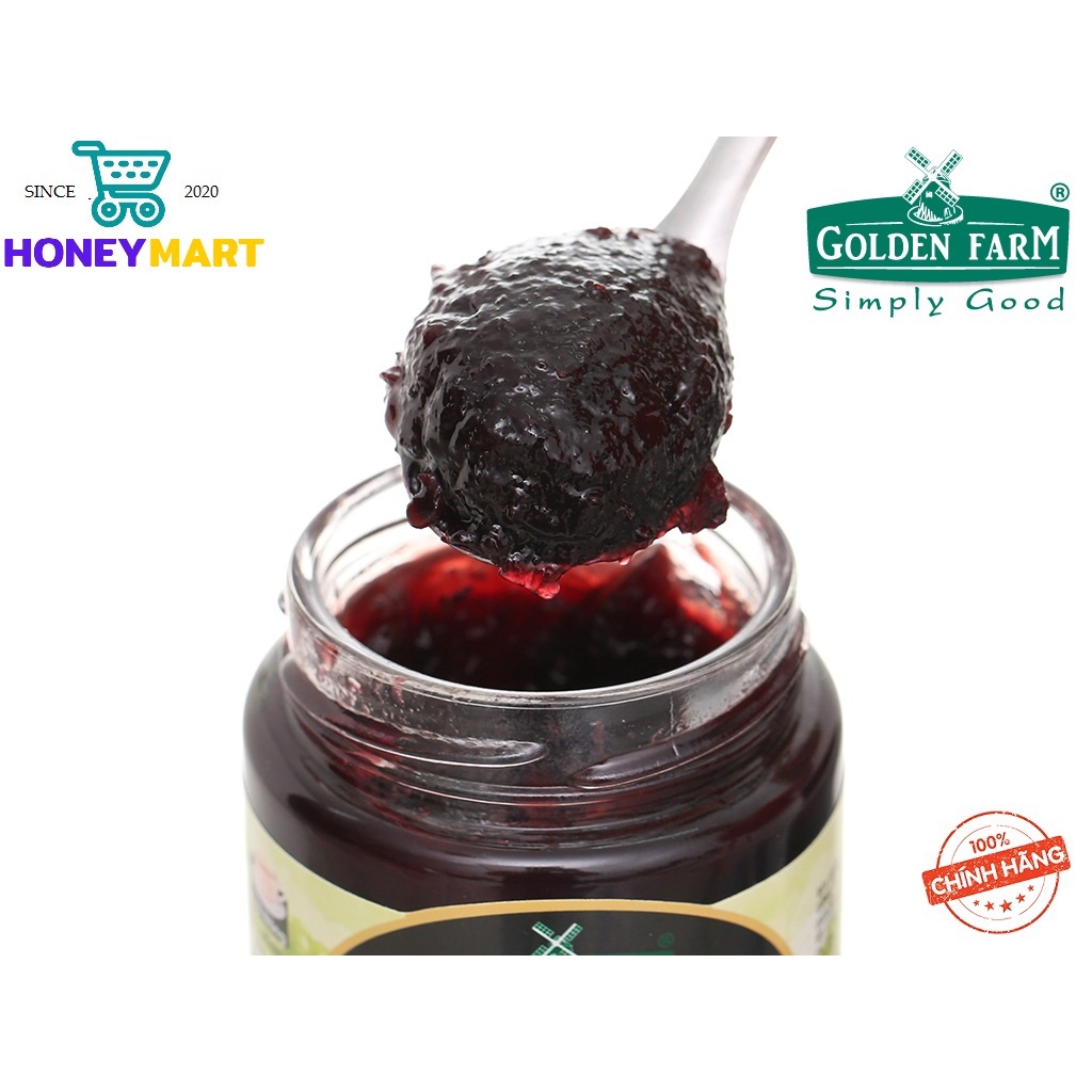 Mứt Việt Quất Preserves Golden Farm 450g HONEYMART
