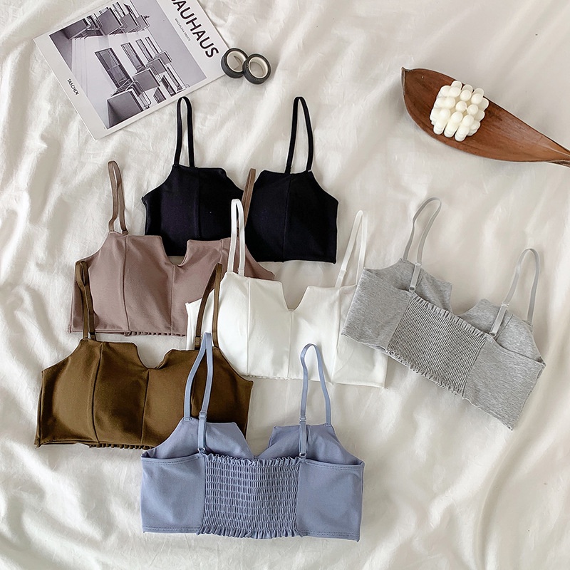 Áo lót mút mỏng cúp ngang không gọng lưng thun nâng ngực EVA BRA GB1805