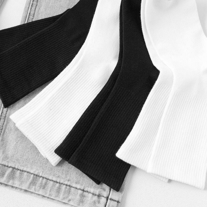 Set 5 đôi tất cổ cao Bivota vớ nam nữ in hình XX cá tính T23