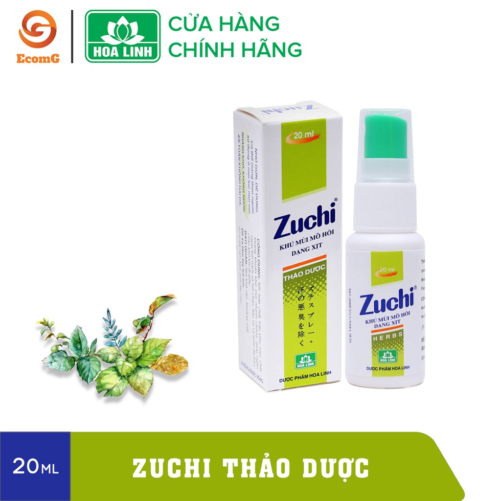 Set 3 chai xịt khử mùi Zuchi – Xịt khử mùi cơ thể, hôi nách, hôi chân - CB3- 009