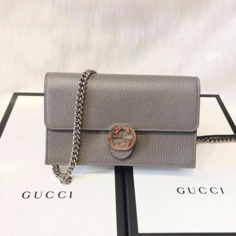 Túi xách nữ G C woc trắng da thật 5 màu -size 19cm fullbox hãng