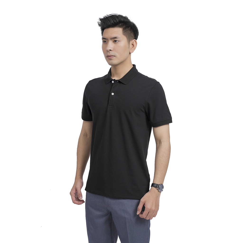 Áo thun nam POLO PL02 trơn vải cá sấu Cotton tay ngắn basic _ phong cách lịch lãm,công sở