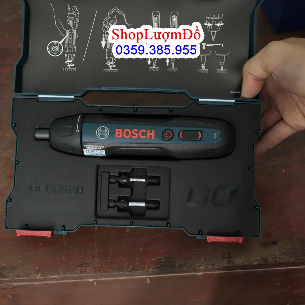 Máy vặn vít dùng pin Bosch Go Gen 2