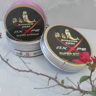 Dù PE Hộp Sắt X8 SPINNING 100M