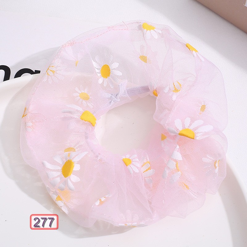 BUỘC TÓC VẢI 277 HOA CÚC THỜI TRANG NHIỀU MÀU HOT TREND