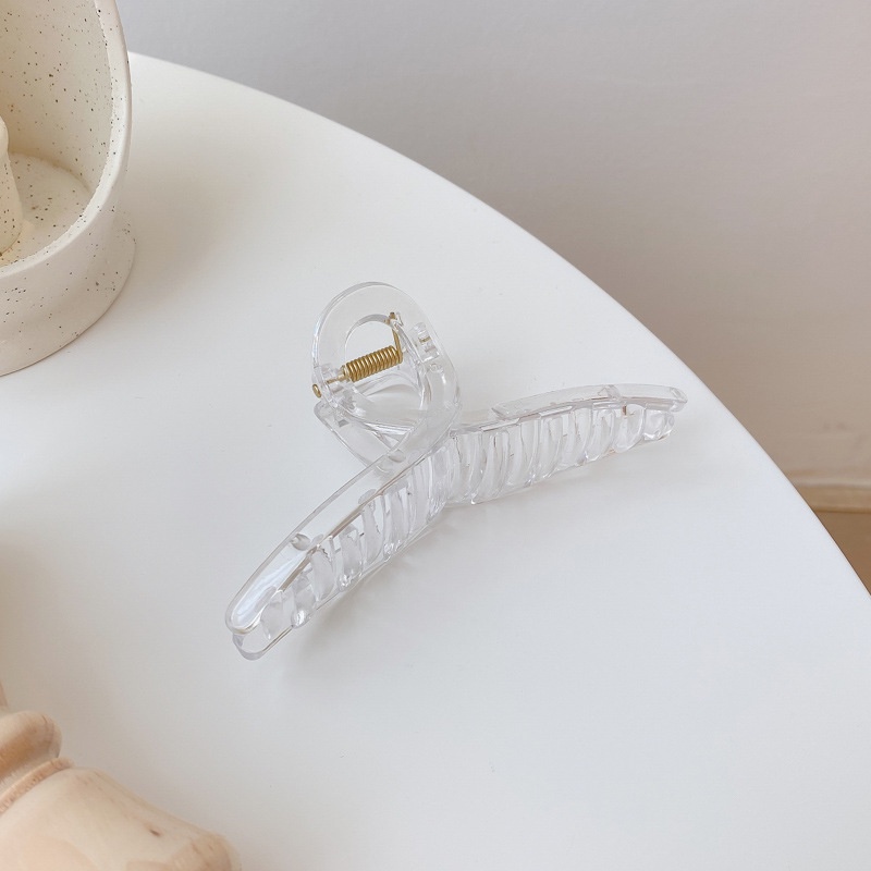 Băng Đô Cài Tóc Trong Suốt Màu Nâu / Đen Cho Nữ