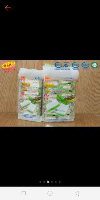 Sỉ Bánh in đậu xanh lá dứa / đậu sầu riêng Tân Huê viên 10 chiếc đặc sản Sóc Trăng 440g