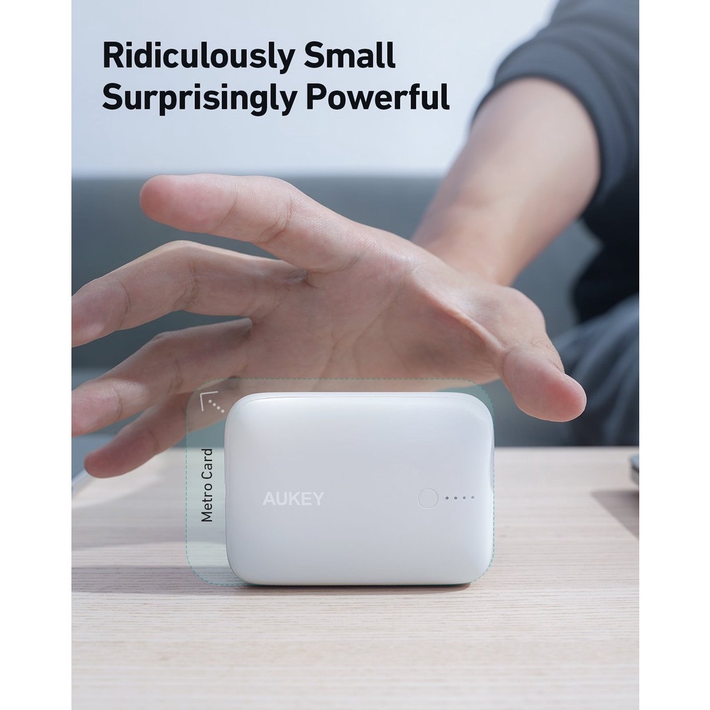 Sạc Dự Phòng Aukey PD 20W PB-N83  / N83S  10000mAh Siêu Mỏng,Bảo hành 18T