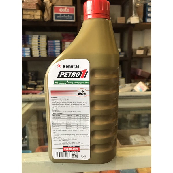 Dầu nhớt Petro 1 cho xe số và xe ga.