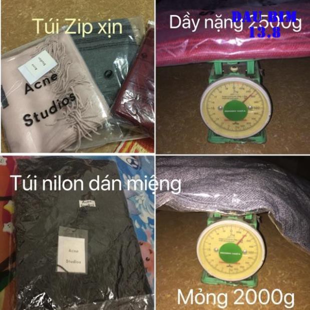 🔥FULL MÀU, LOẠI 1✅ Khăn len ACNE STUDIOS lông cừu, hàng đẹp, mềm-mịn-xịn chuẩn tag, loại 1 (ảnh + video thật) - YLDB