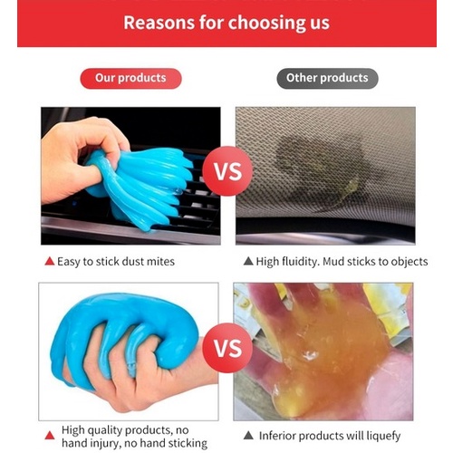 Gel Siêu Dính Làm Sạch Bụi Bẩn Cho Bàn Phím Máy Tính / Xe Hơi
