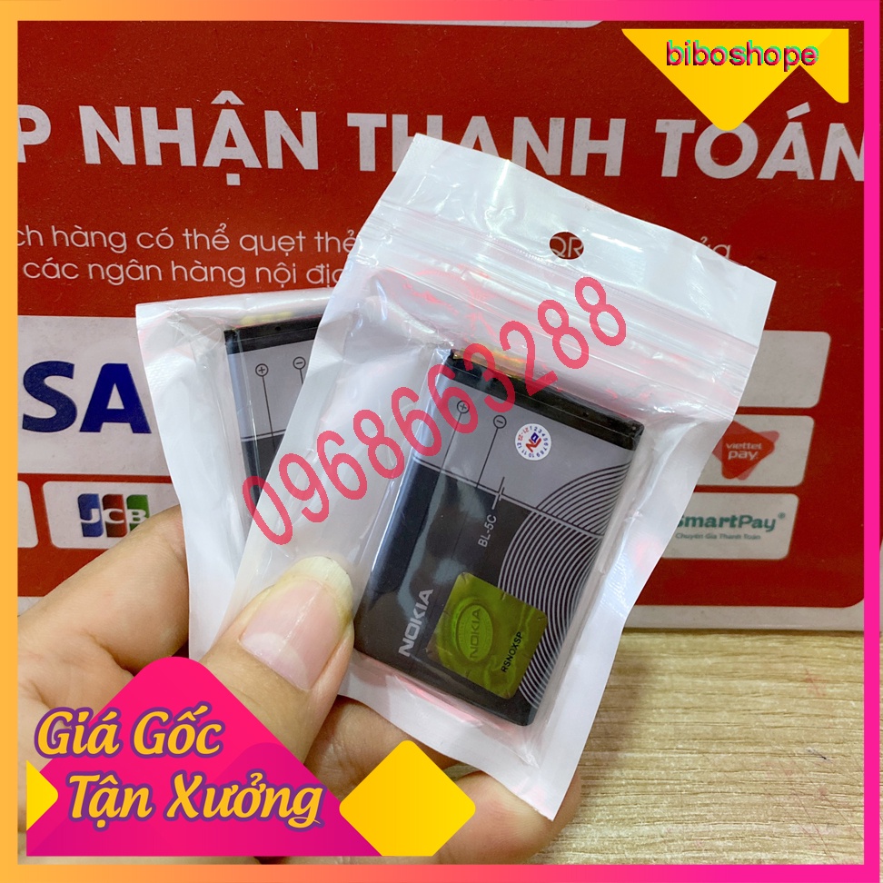 Pin nokia Bl 5C (2 ic chống phù) Cho Nokia 1280, 110i 🔥Free ship🔥 LOẠI 3 GÂN