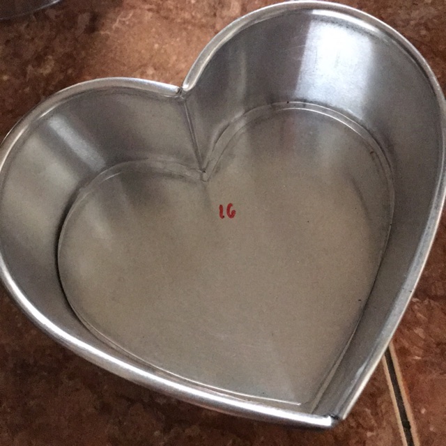 Khuôn nhôm trái tim đế rời