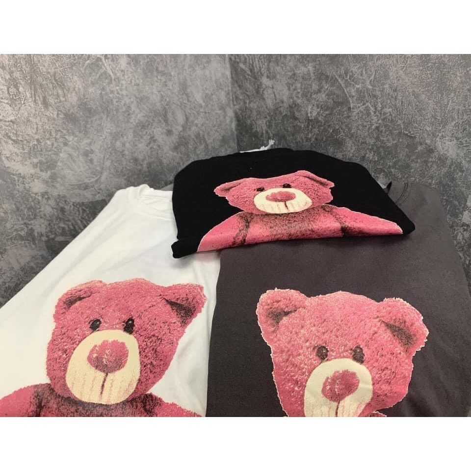 Áo phông su TEDDY unisex dáng rộng cá tính. Thiết kế mới nhất, chất liệu mềm mịn. HT18