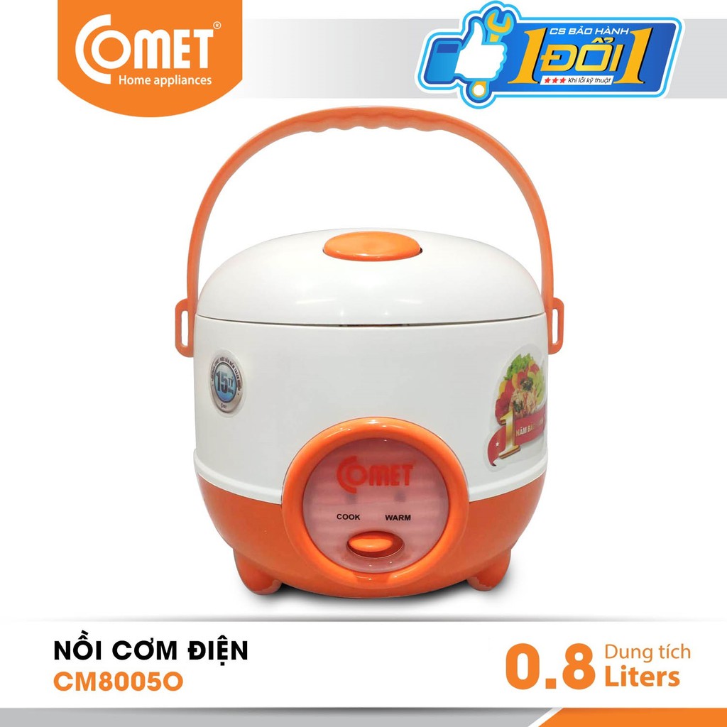 Nồi cơm điện nắp gài COMET CM8005 0.8L - 350W