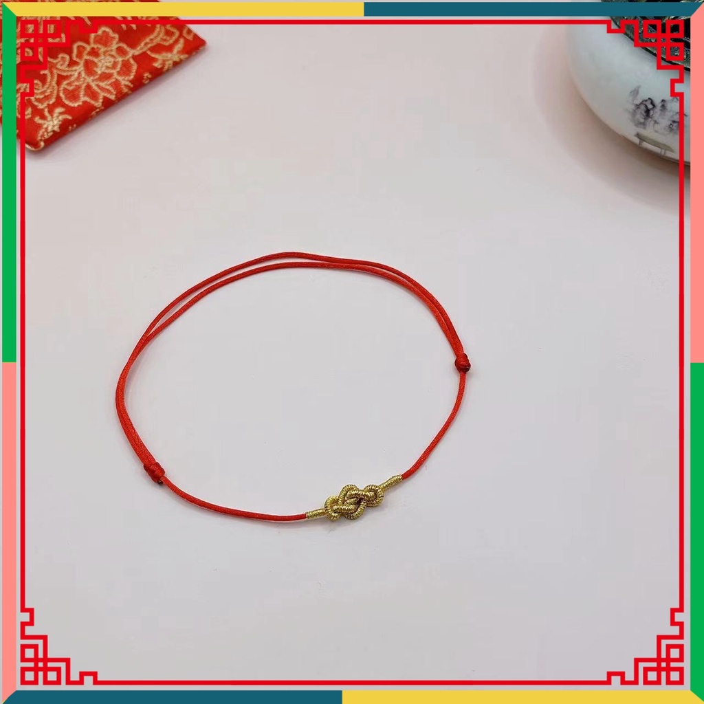 Vòng chân chỉ đỏ Như Ý Kết mang lại may mắn