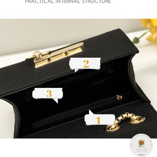Túi xách nữ đẹp đeo chéo thời có dây xích khóa túi cực cool  cao cấp AN21