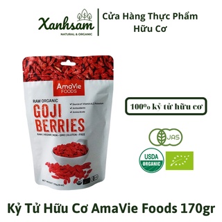 Kỷ tử hữu cơ amavie foods 170gr - xanhsam organic