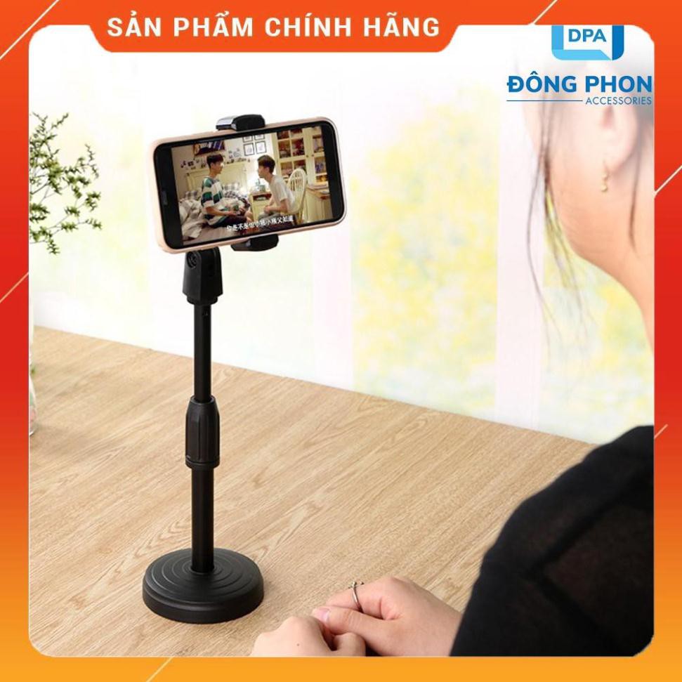 Chân Đế Để Bàn Kẹp Điện Thoại Khi Xem Phim, Livestream Xoay 360 Độ Thông Minh