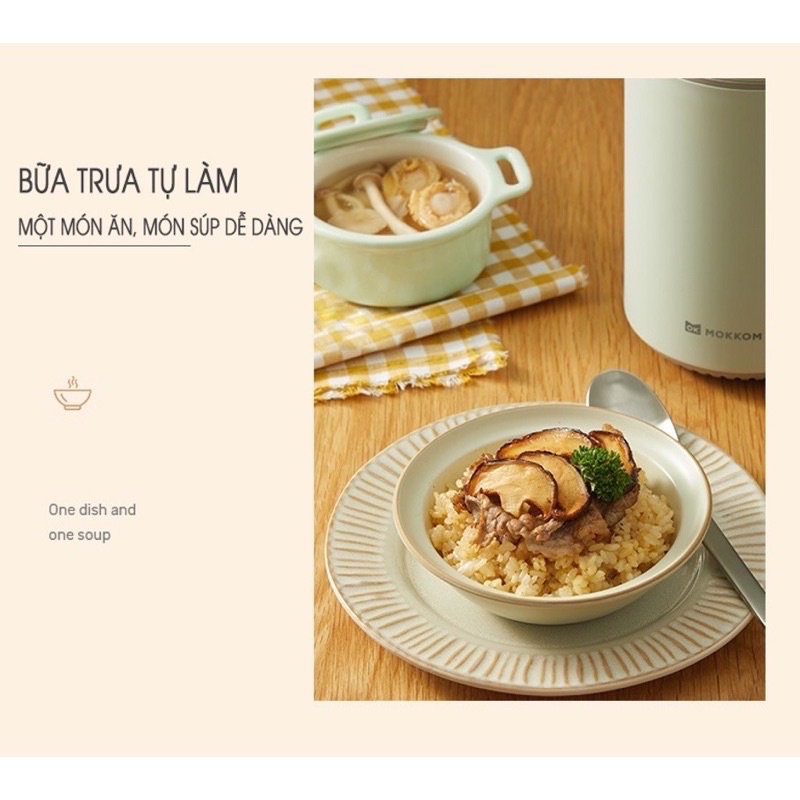 NỒI CƠM ĐIỆN MINI TÁCH ĐƯỜNG MOKKOM CHÍNH HÃNG - bảo hành 6 tháng