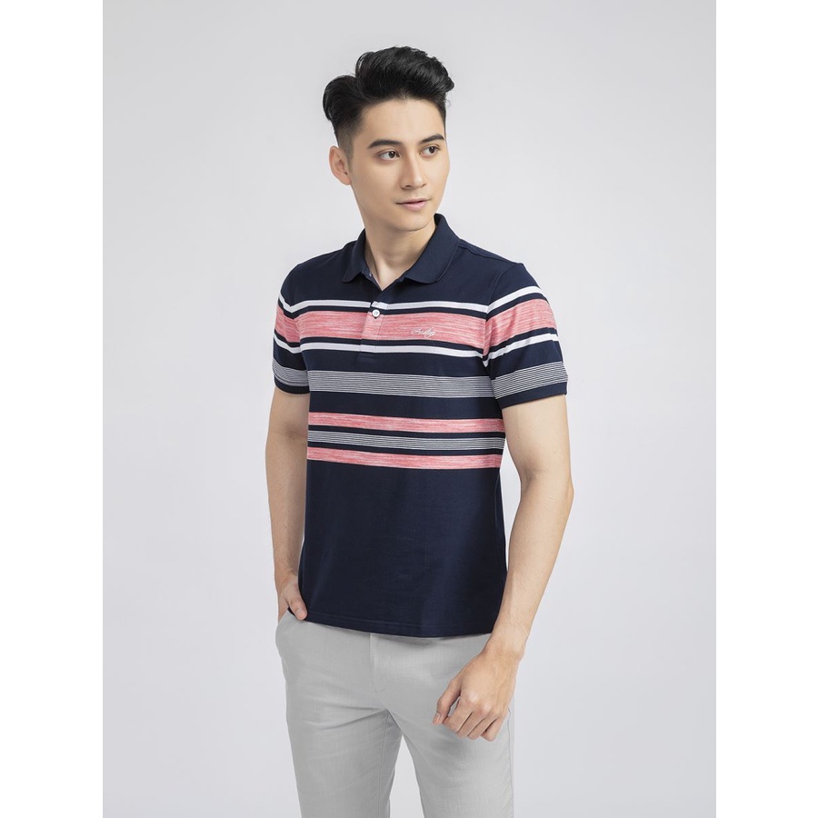 Áo polo nam Aristino ,áo thun nam có cổ kẻ sọc,phom Regular Fit suông nhẹ thoải mái