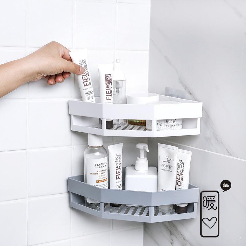 Kệ Để Đồ Dùng Phòng Tắm Gắn Góc Tường Tiện Dụng