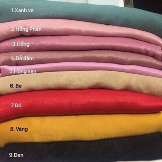 Combo 10m lụa nhung đỏ