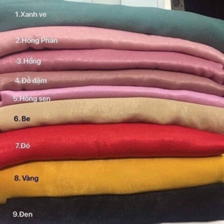 Combo 10m lụa nhung đỏ