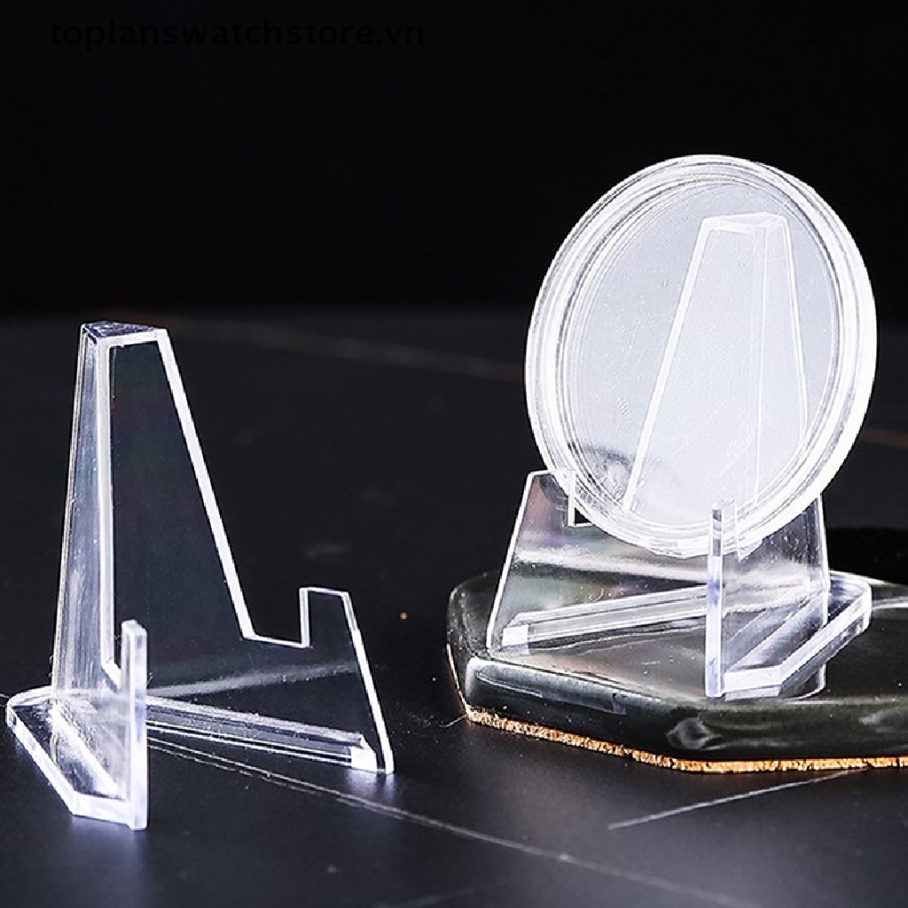 Set 10 Giá Đỡ Trưng Bày Đồng Xu Bằng Acrylic