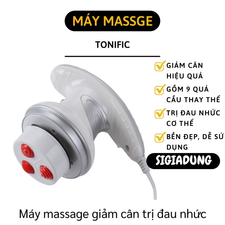 [SGD] Máy Massage -  Máy Mát Xa Tonific Giảm Béo Bụng, Vai, Hông Có 9 Quả Cầu Thay Thế  6985