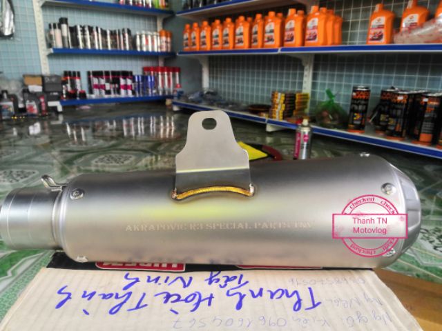 Lo Pô AKRAPOVIC R3 Repica loại 1 Nhập khẩu