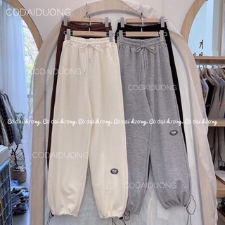 Quần jogger bom tăm cạp chun chất dày dặn