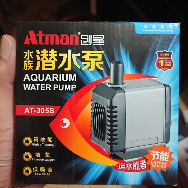 Máy Bơm Tiết Kiệm Điện Atman-305s , Bơm nước lọc Nước bể cá ,hồ cá ( Hàng Công Ty)