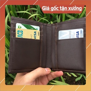 Ví Nam Dạng Đứng Da Thật ( ảnh thật 100% da thật )