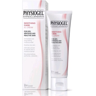 PHYSIOGEL HYPOALLERGENIC SOOTHING CARE A.I Kem dưỡng ẩm toàn thân an toàn cho trẻ sơ sinh CREAM 50ML