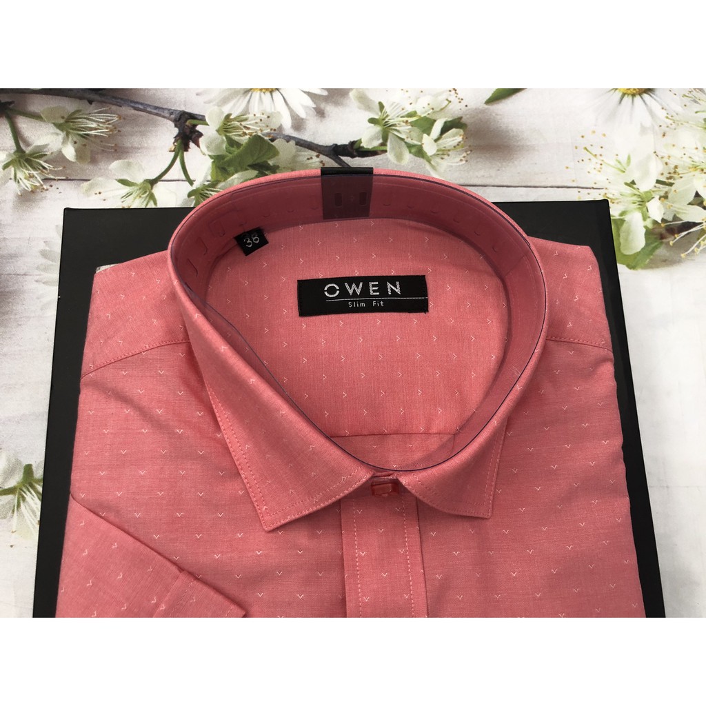ÁO SƠ MI CỘC TAY OWEN MỚI NHẤT AS90011