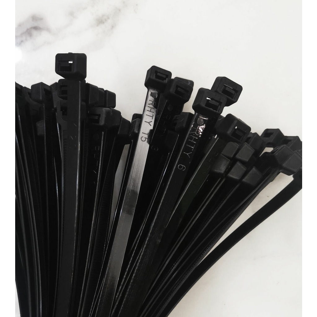 Dây rút, dây thít nhựa trắng đen 10x500, 10x600, 10x650