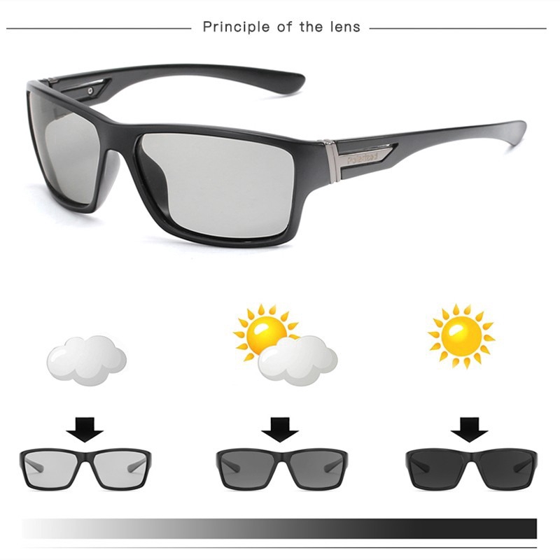 Kính Mát Phân Cực Kiểu Dáng Đơn Giản Dành Cho Nam