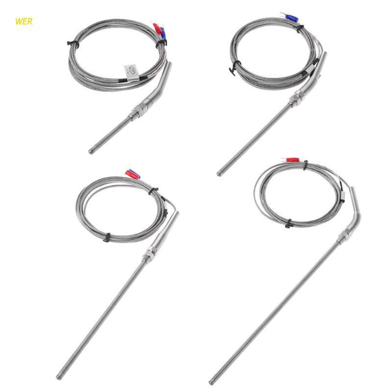 Đầu Dò Cảm Biến Nhiệt 2m Loại K Chất Lượng Cao 50mm/ 100mm/ 150mm/ 200mm 0-400 C