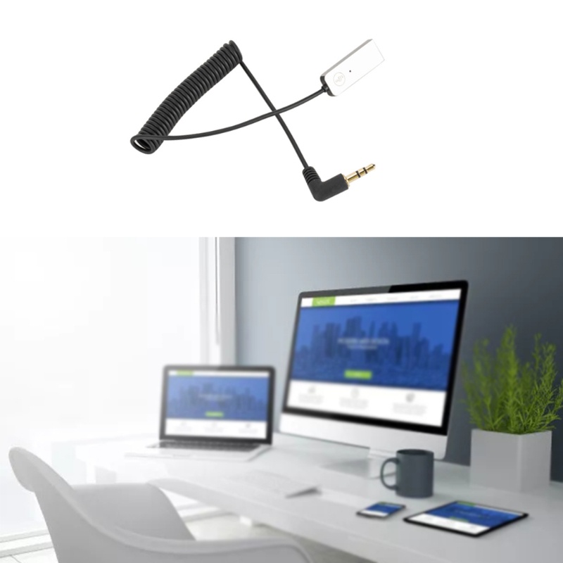 Usb Nhận Tín Hiệu Bluetooth 5.0 2 Trong 1 Giắc Cắm 3.5mm