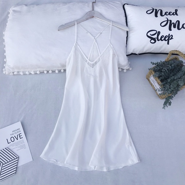 QQ8640 VÁY NGỦ LỤA SEXY | BigBuy360 - bigbuy360.vn